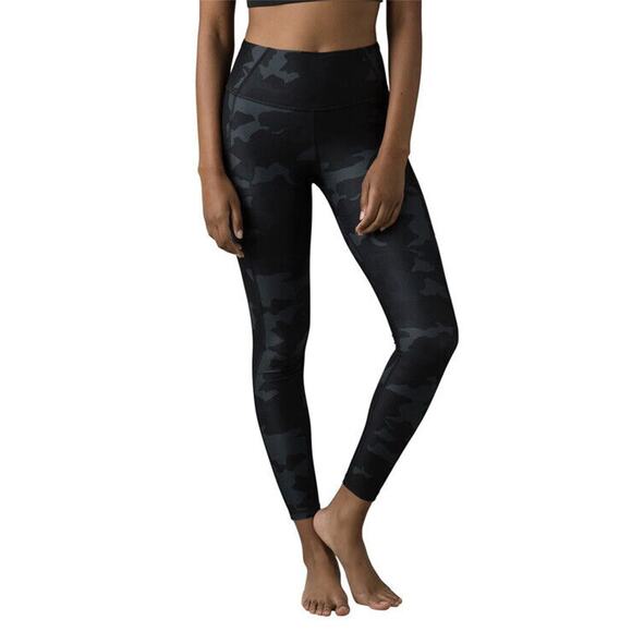 New Prana Sz 1X Plus Electa High Rise Athletic Work Out Legging II Camo NWT - Picture 1 of 12